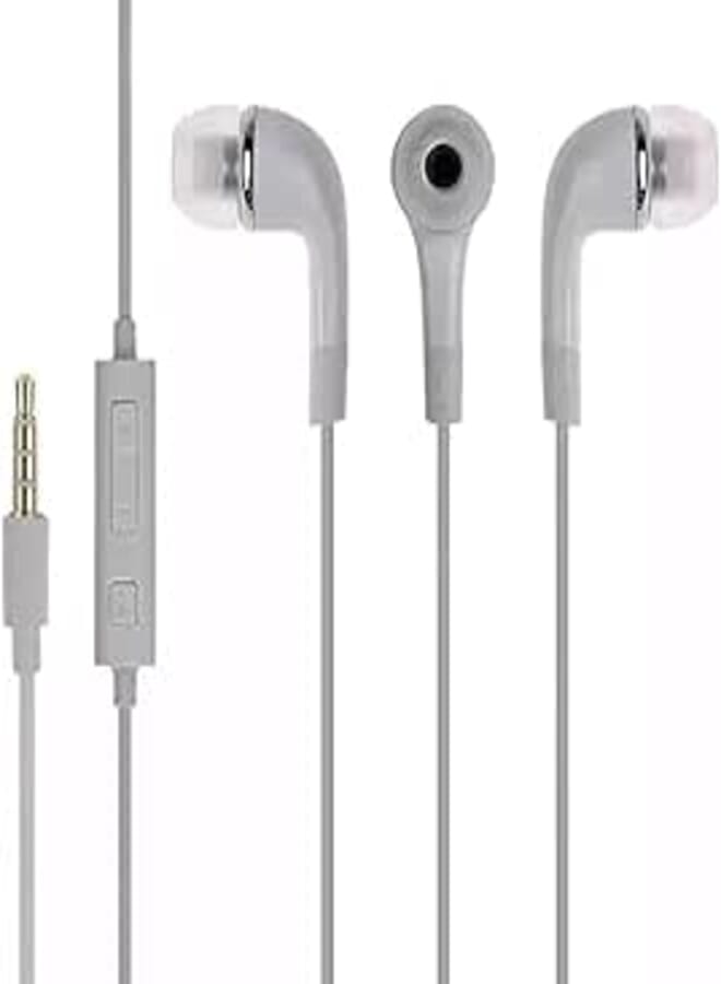Wired in-Ear Headphones with 3.5mm Built-in Microphone Compatible with OPPO Samsung Infinix Huawei Lenovo HTC Sony Compatible With All Andriod Smartphone, MP3 Players, Mobile, Laptops